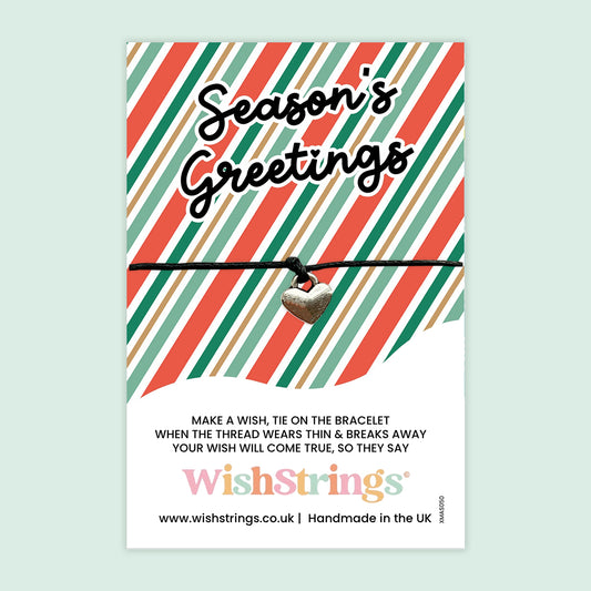 Seasons Greetings - WishStrings Wish Bracelet - XMAS050♡