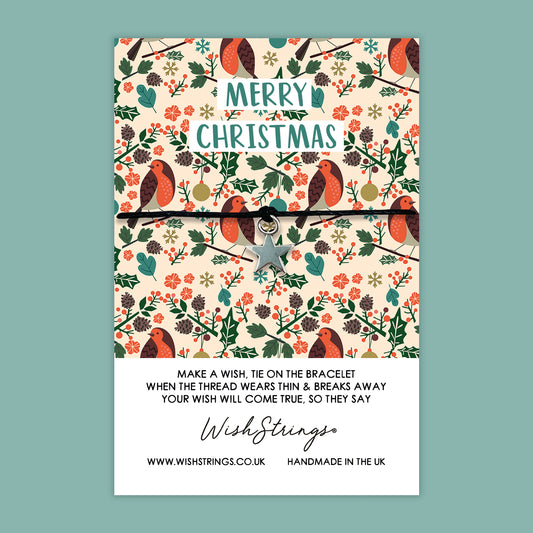 MERRY CHRISTMAS - WishStrings Wish Bracelet - XMAS053★