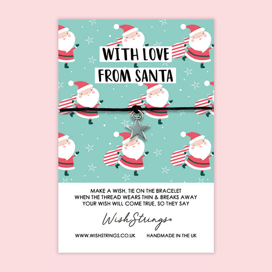 WITH LOVE FROM SANTA - WishStrings Wish Bracelet - XMAS054★