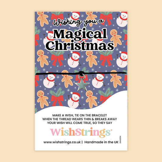 Wishing You a Magical Christmas - WishStrings Wish Bracelet - XMAS054★