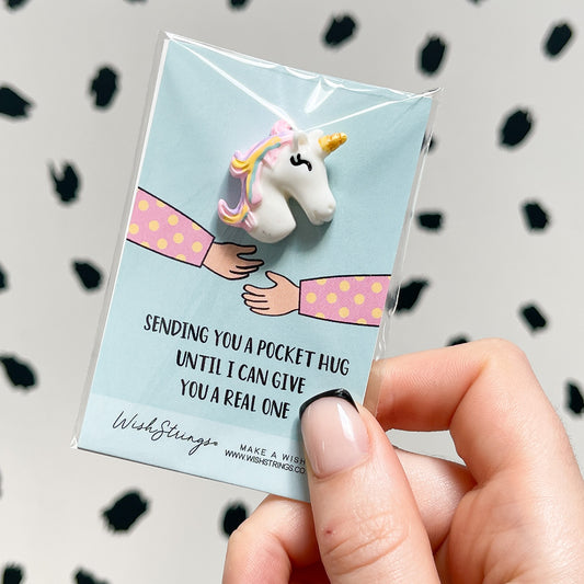 SALE - UNICORN - POCKET HUG TOKEN