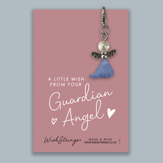 SALE - GUARDAIN ANGEL - KEEPSAKE ZIP CLIP