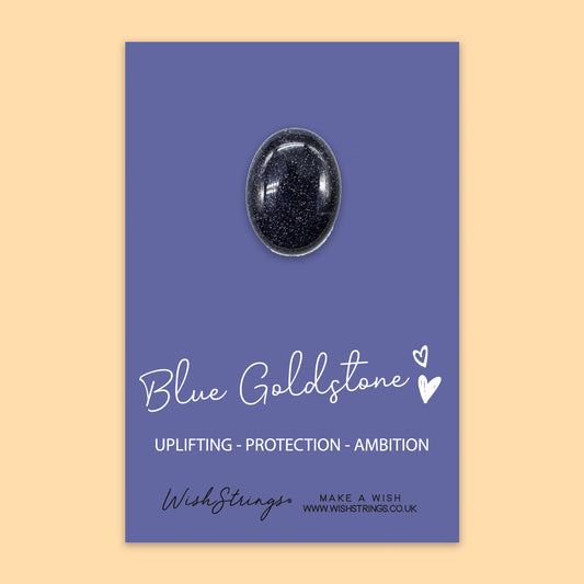 BLUE GOLDSTONE - Crystal Pocket Token