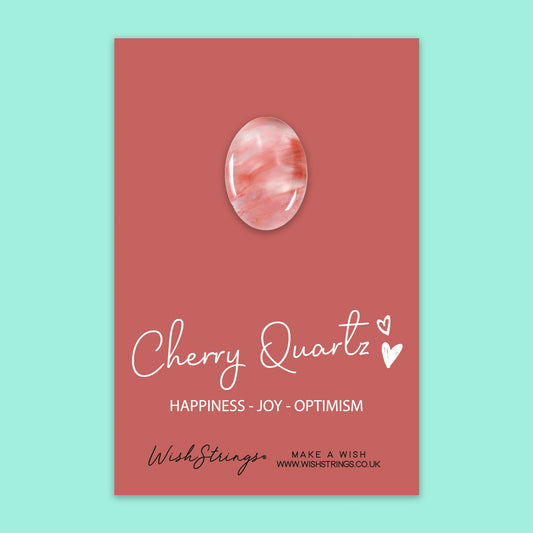 CHERRY QUARTZ - Crystal Pocket Token