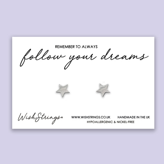 FOLLOW YOUR DREAMS - Heart Stud Earrings | J029