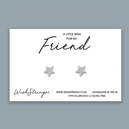 FRIEND - Heart Stud Earrings | J026