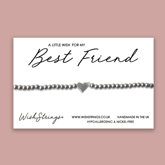 BEST FRIEND - Heart Beaded Bracelet - J019