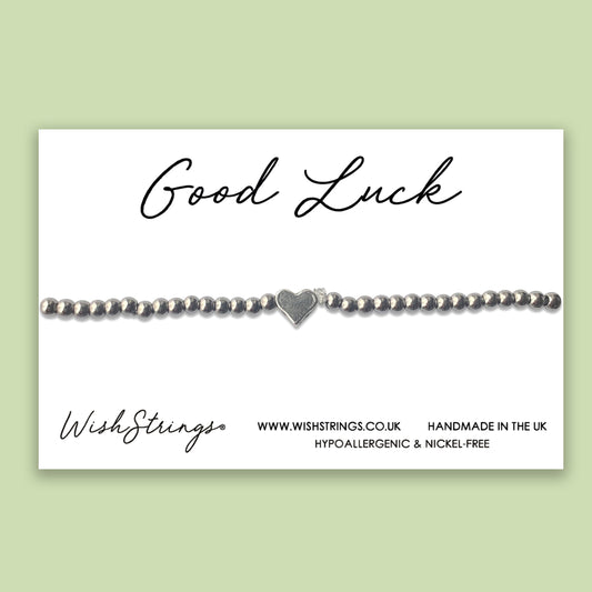 GOOD LUCK - Heart Beaded Bracelet - J044