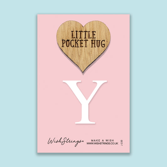 Y - Oak Pocket Hug Token | J250