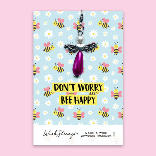 BEE HAPPY - Wish Angels, Clip on Keepsake | J282