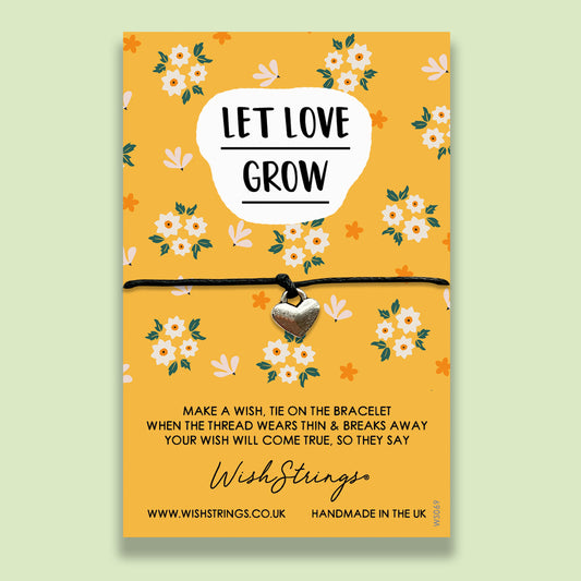 SALE - Let Love Grow - WishStrings Wish Bracelet - WS069♥