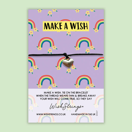 RAINBOW, MAKE A WISH - WishStrings Wish Bracelet - WS127♥