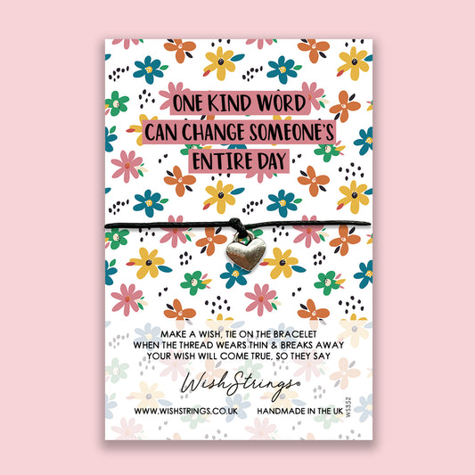 ONE KIND WORD - WishStrings Wish Bracelet - WS352♥