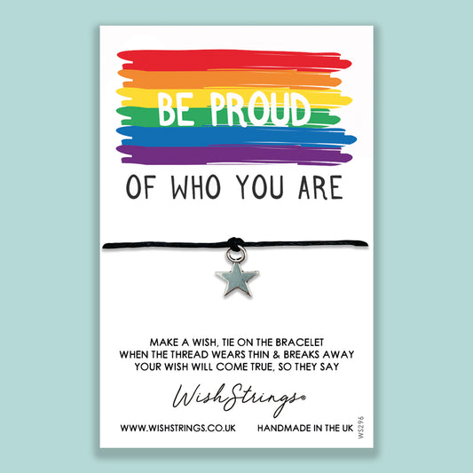 BE PROUD - WishStrings Wish Bracelet - WS296★