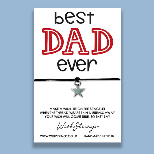 BEST DAD EVER - WishStrings Wish Bracelet - WS247★