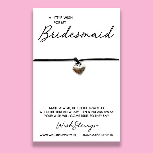 SALE - LittleWish BRIDESMAID - WishStrings Wish Bracelet - S046
