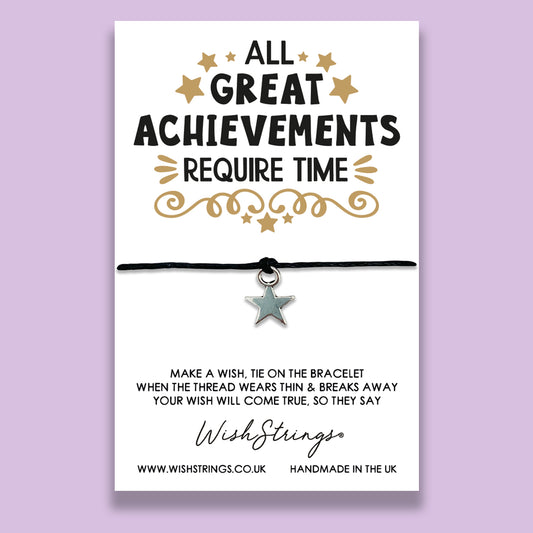 GREAT ACHIEVEMENTS - WishStrings Wish Bracelet - WS224★