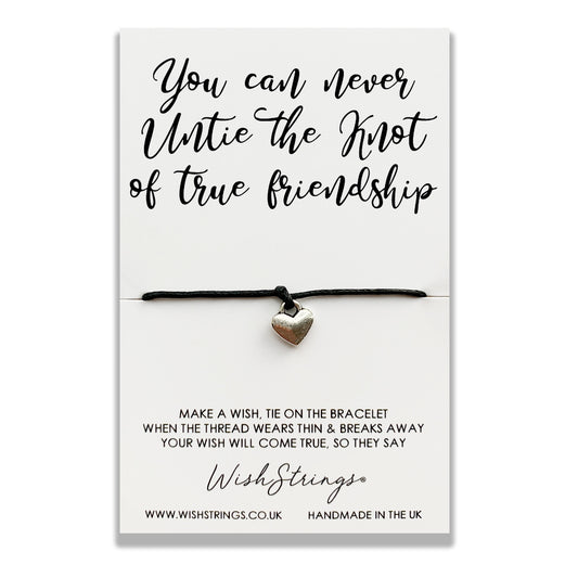 SALE - KNOT OF TRUE FRIENDSHIP - WishStrings Wish Bracelet - S049★
