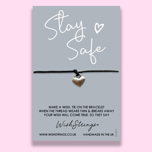 SALE - Stay Safe - WishStrings Wish Bracelet - WS303♥