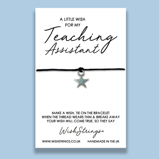 SALE - LittleWish TEACHING ASSISTANT  - WishStrings Wish Bracelet - S030