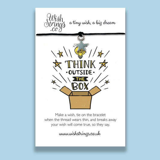 SALE - THINK OUTSIDE BOX - WishStrings Wish Bracelet - WS133★