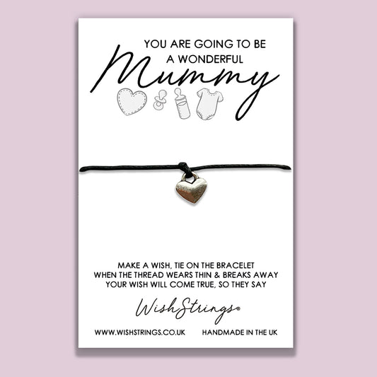 SALE - LittleWish WONDERFUL MUMMY - WishStrings Wish Bracelet - WS088♥